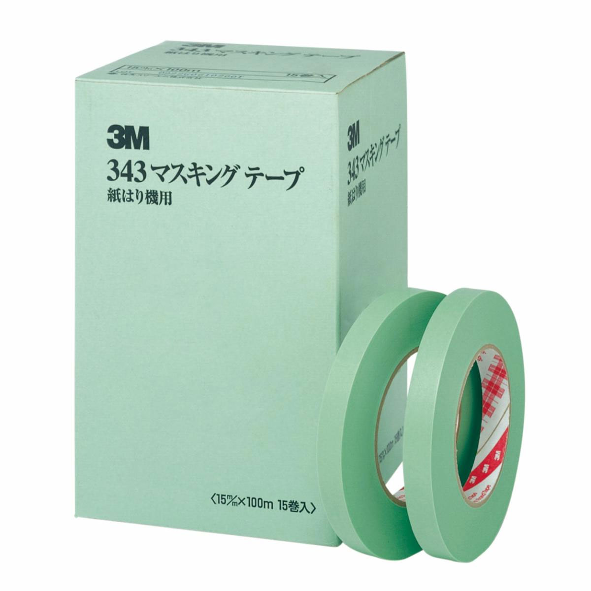 3M ﾏｽｷﾝｸﾞﾃｰﾌﾟ 343 紙はり機用 (15巻)